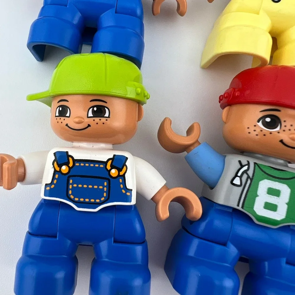 LEGO DUPLO Kids Figures Lot of 8 Mixed Styles Variants Preschool People Minifigs